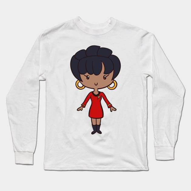 Uhura - Lil' CutiE Long Sleeve T-Shirt by Ellador